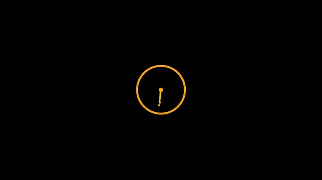 Minimalist clock faces with moving hands in dark space conveying passage of time and deadlines