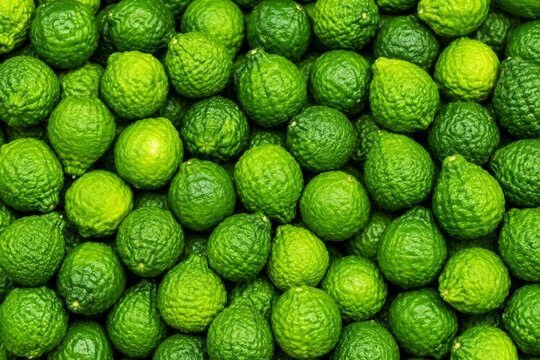 Kaffir Lime Fruit Background. Fruit Background.