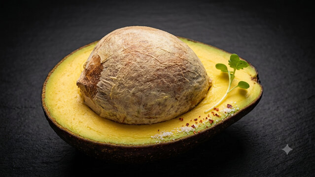 avocado ilustration ai