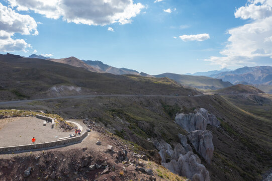 mirador los monjes blancos, cordillera de los Andes 02