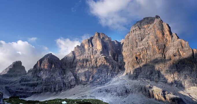 Fantastic landscape on the Alimonta Dolomites.
