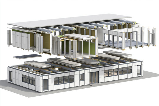 Modular building designed for disassembly and component reuse