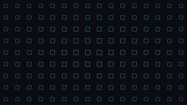 Abstract cyan rotating lattice geometric seamless loop motion backgraund