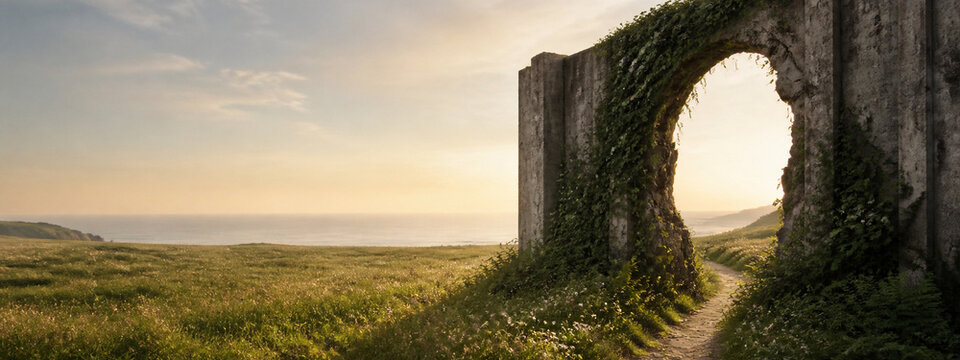 Nature Reclaims Broken Spaces &mdash; A poetic transformation from damage toward new life