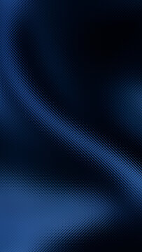 Abstract luxury deep blue color waves background with premium tiny lens frosted glass texture vertical composition perfect for mobile device wallpapers.