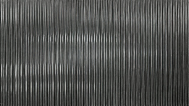 Smoked black ribbed glass texture dark vertical pattern