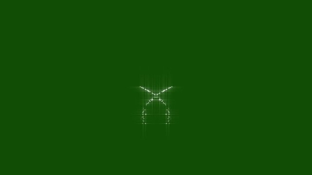 Green Screen Background Luxury White Glitter Sparkle Animation, Fairy Dust, Glowing Star Particles Burst, Twinkling Shimmer Line Effect, Doodle Stars Motion, 4K Loop