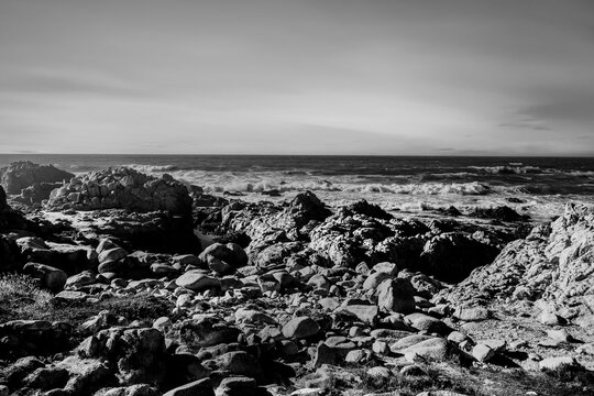 black sea landscape