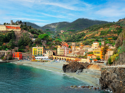 Monterosso, Italy in the Cinque Terre region on the Mediterranean Sea 54