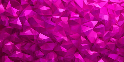 Fototapeta premium Vibrant Crystal Facets A stunning abstract background showcasing a multitude of shimmering pink crystal facets, intricately detailed and reflecting light with mesmerizing depth and texture.