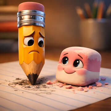 pencil with eraser