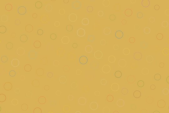 Colorful circles pattern on beige background for design