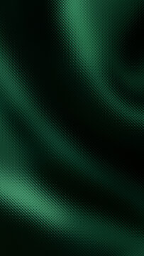 Abstract luxury emerald green color waves background with premium tiny lens frosted glass texture vertical composition perfect for mobile device wallpapers.