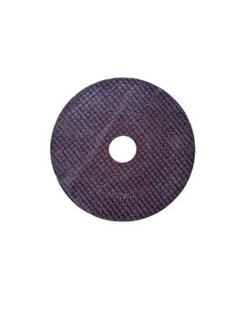 Purple grinding wheel close-up