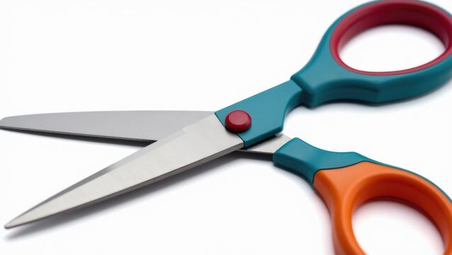 A pair of scissors sitting on a table