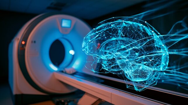 Medical imaging machine processing digital health data