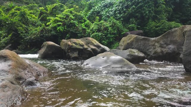 river in the mountains