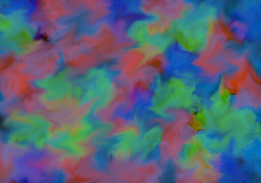 Abstract watercolor painting with vibrant colorful artistic texture