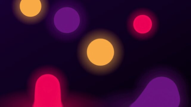 abstract lava lamp style gradient vector animation