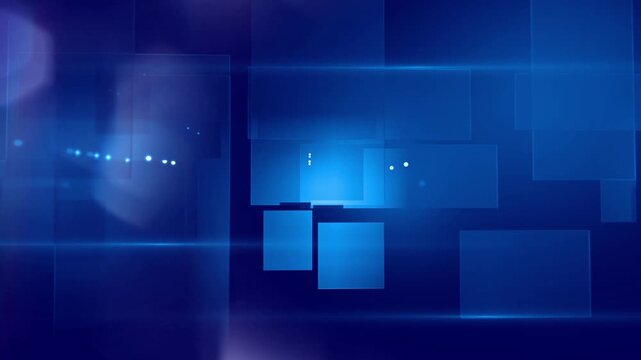 Business corporate abstract particles squared digital technology clean presentation broadcast background loop glass background