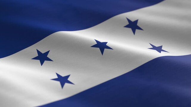 Honduras - waving flag loop