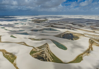 Cloud Shadows Drifting Over Dunes and Lagoons, Lençóis Maranhenses © Arakawa27