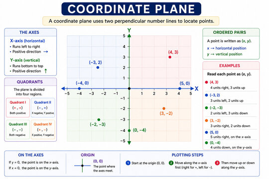 Coordinate Plane Educational Diagram
