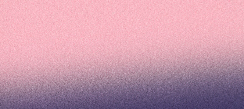 Abstract grainy gradient background blending pink and purple colors