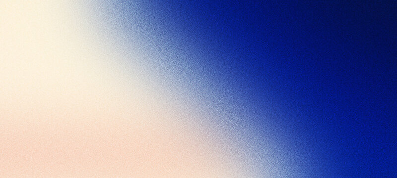 Grainy gradient background blending blue and peach colors