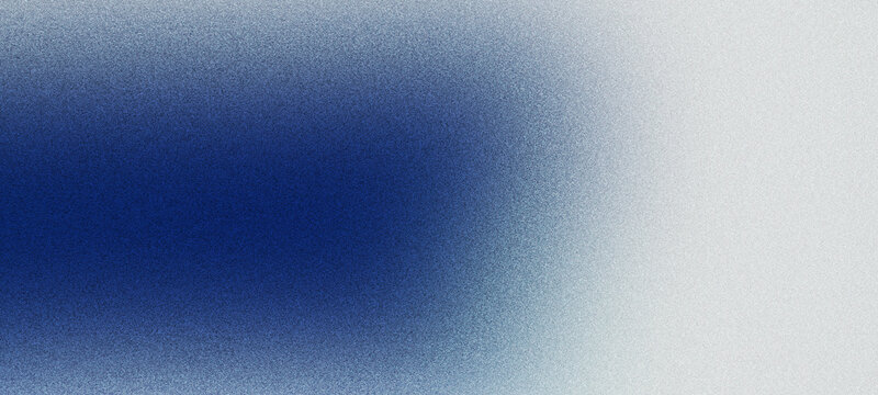 Grainy gradient background blending blue and white colors