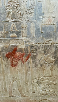 Mastaba of Kagemni, one of the noble tombs at Saqqara.