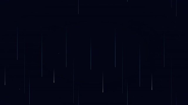 Arctic Blue Cold Data Falling Digital Pattern