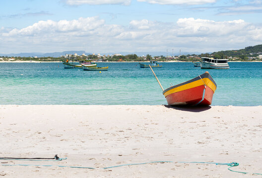 Contrastes de Isla do Campeche, estado de Santa Catarina, Brasil