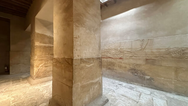 Mastaba of Kagemni, one of the noble tombs at Saqqara.
