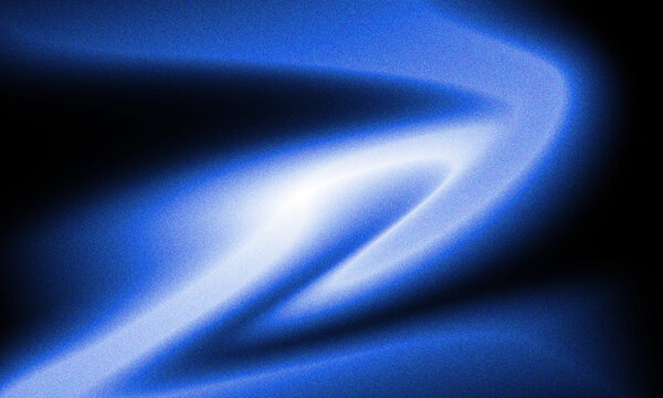 A dark blue abstract noise background featuring soft glowing light streaks and a grainy digital texture effect