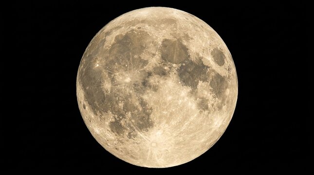 A breathtaking view of the full moon a central symbol of the mid autumn festival illuminating the night sky with its radiant