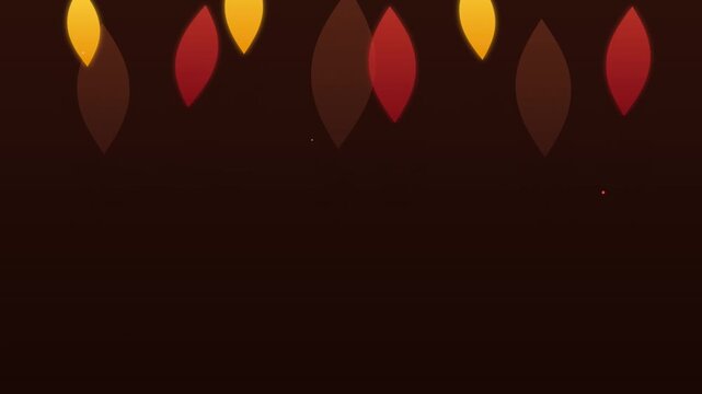 autumn leaf brown red gold fire loop