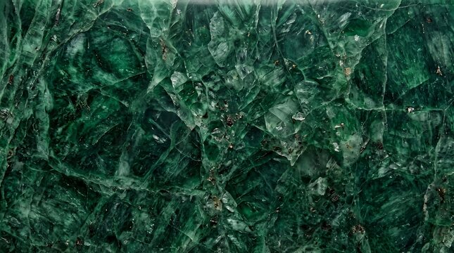 Polished Emerald Green Marble Stone Texture Background
