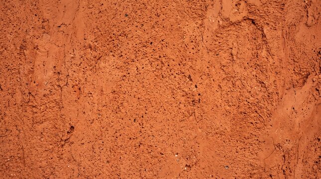 Rough Terracotta Clay Texture Background Surface