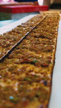 Freshly Baked Traditional Konya Etli Ekmek