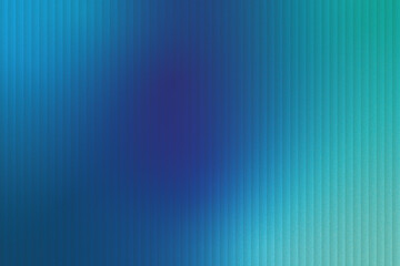 Fototapeta premium Blue cyan and turquoise grainy striped gradient background