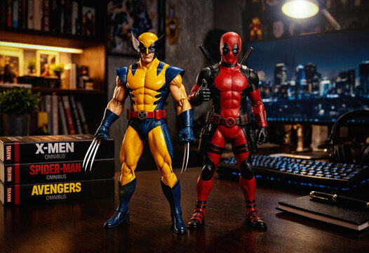 Deadpool & Wolverine, Marvel Comics Action Figures, London, United Kingdom - August 2026
