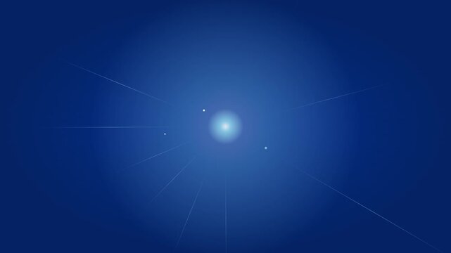 Bright blue energy flash vector motion background