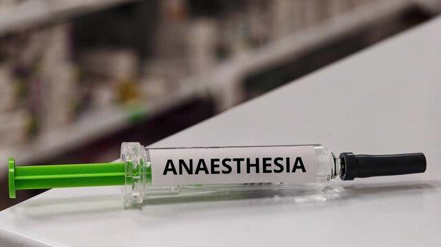 ANAESTHESIA injectable medicine supplied in a prefilled syringe for anesthesia or procedural care