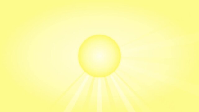 Bright Summer Lemon Yellow Abstract Sunlight Loop