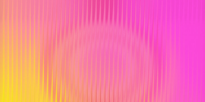 3d rendering, abstract vertical lines gradient background in yellow and pink hues
