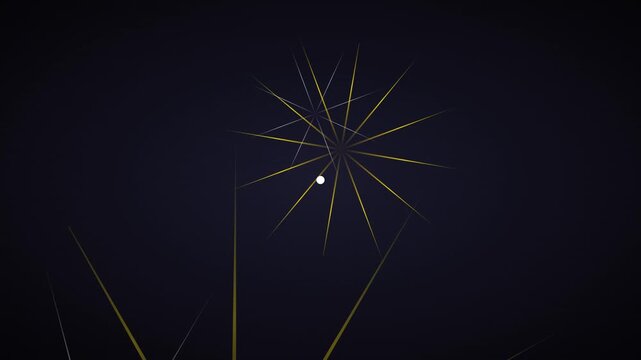 brilliant starburst vector rays expanding from center