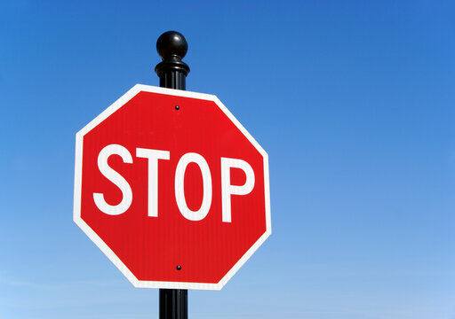 Stop traffic sign