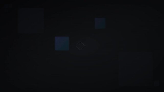 charcoal grey minimalist vector square animation overlay