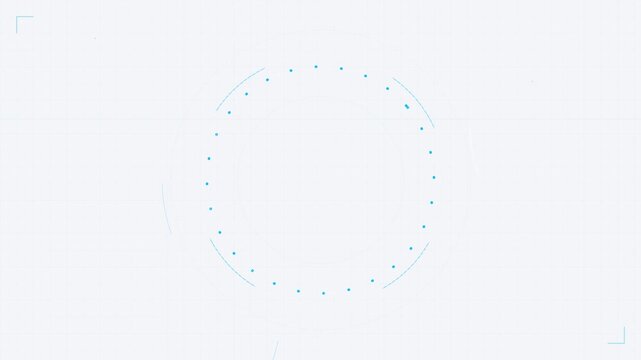clean minimalist data tracking hud with white accents